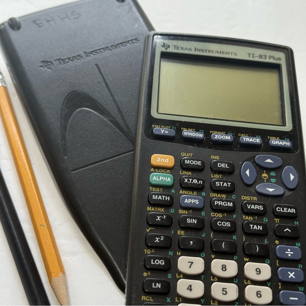 Texas Instruments TI-83 Plus Graphing Calculator - Black School Math Office